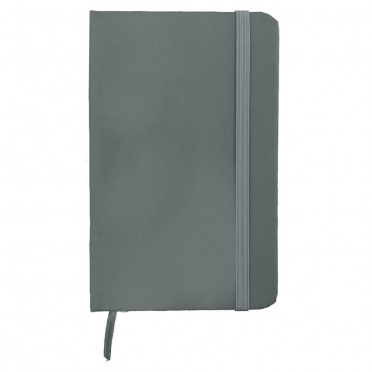 Grey Adroit PU Notebooks